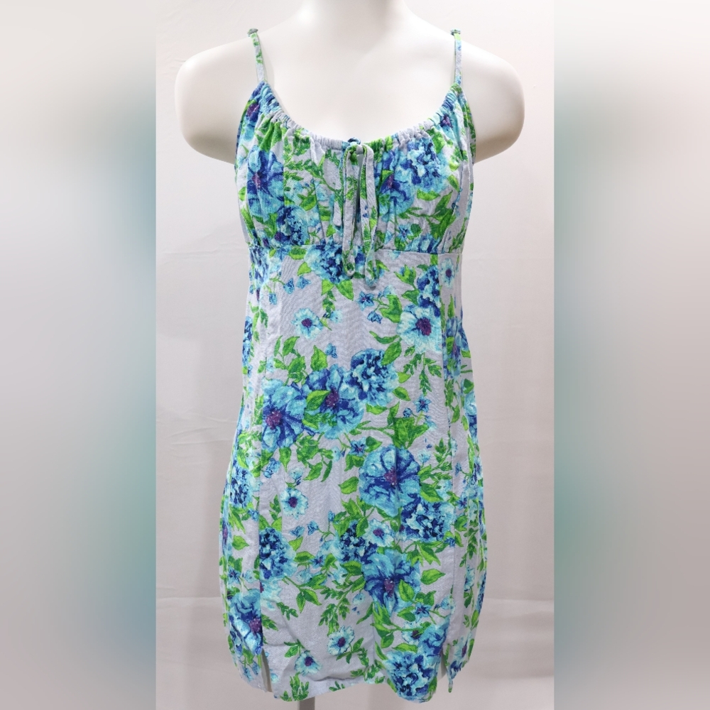 Wild Fable | Blue and Green Floral Dress